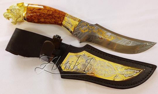 Фото 4 Сувенирные ножи из дамасской стали, г.Златоуст 2016